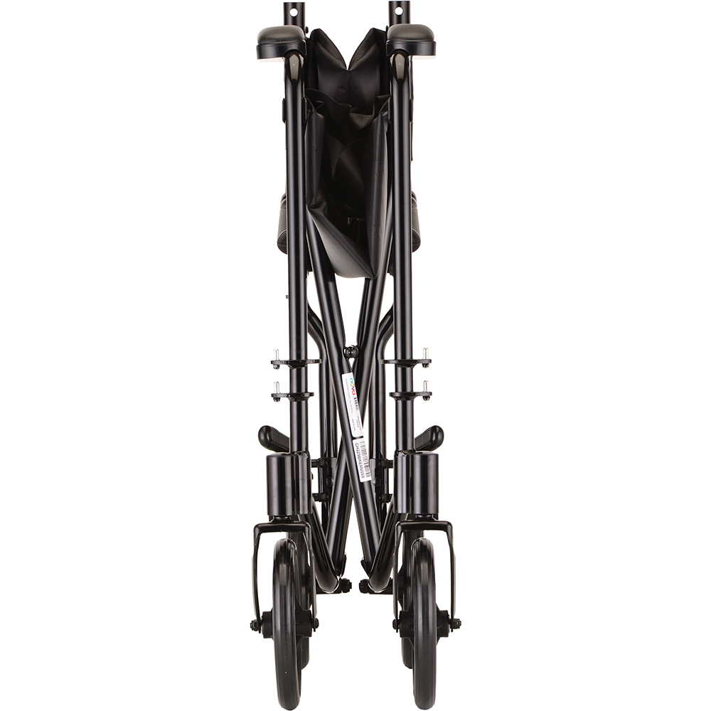TRANSPORT CHAIR 19" LIGHTWEIGHT BLACK
